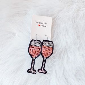 Wine / Cocktail/ Margarita/ Champagne /  Happy hour earrings 🍷🍹🥂🍾🍸